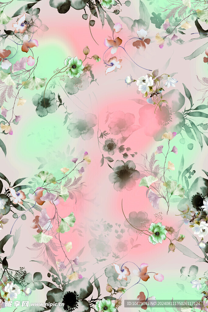 扎染花