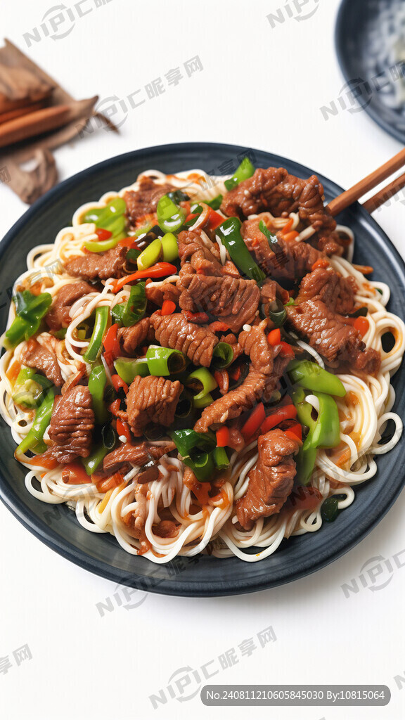 双椒牛肉拌面
