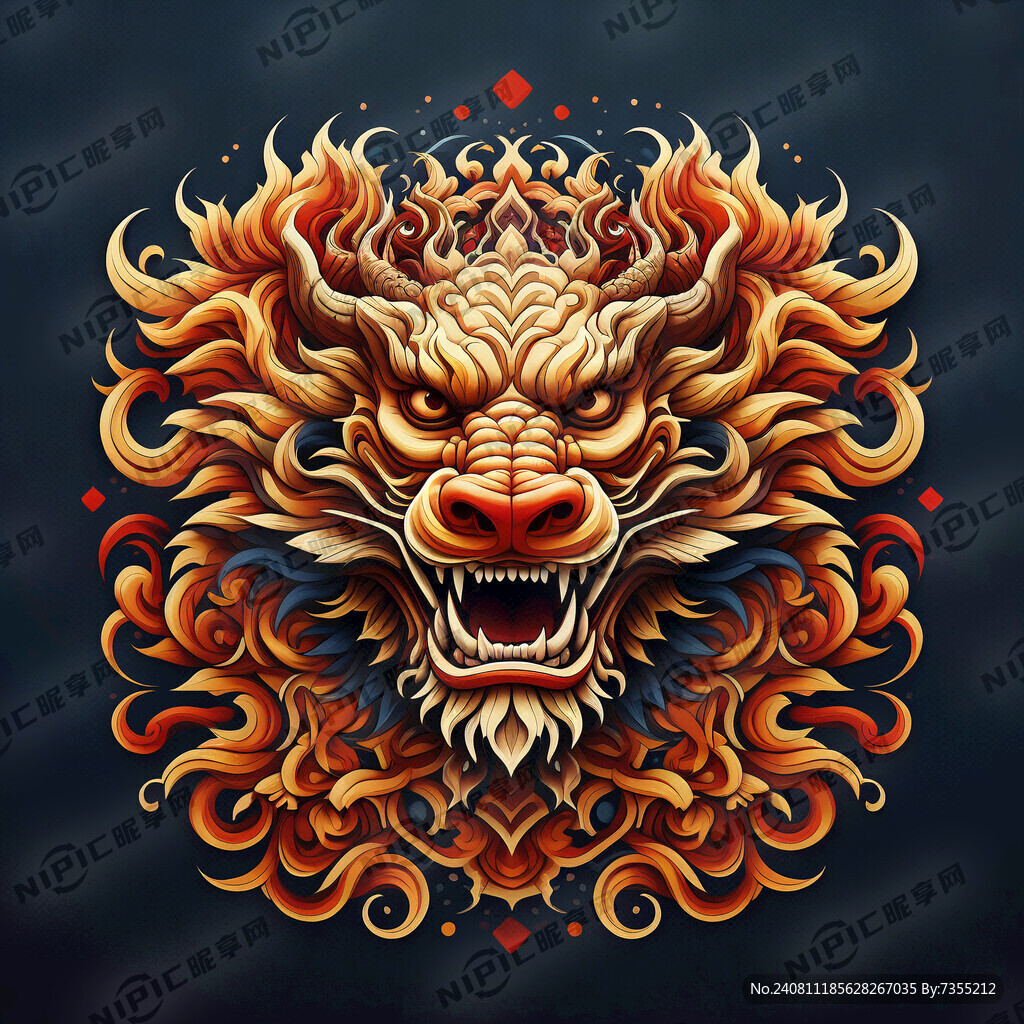用   盛龙  做图形标志