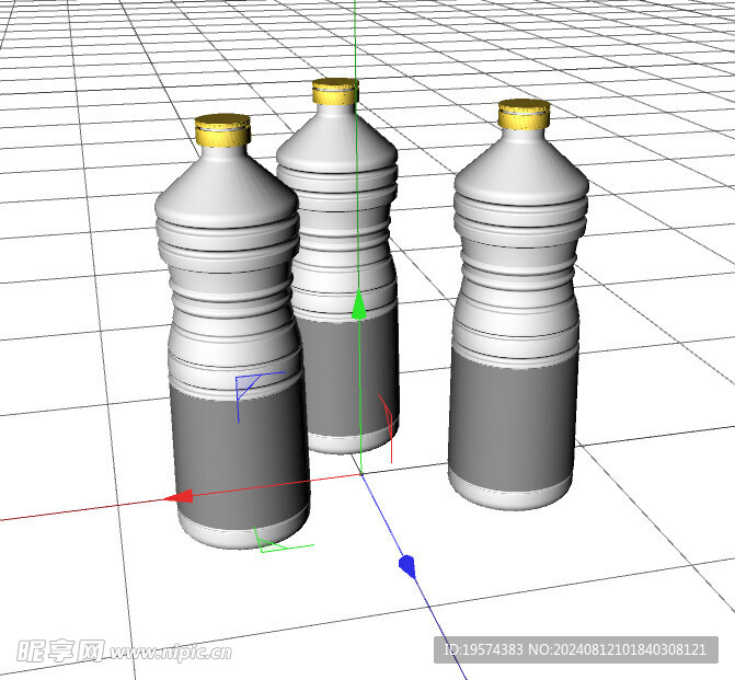C4D模型 瓶子