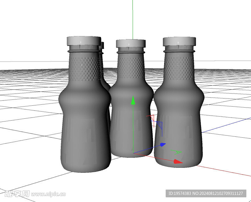 C4D模型 瓶子