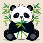 萌趣可爱熊猫 