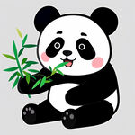 萌趣可爱熊猫 