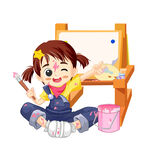 小画家爱画画