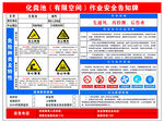 化粪池有限空间告知牌