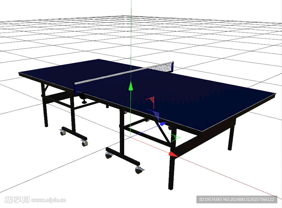 C4D模型 乒乓球桌