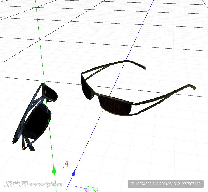 C4D模型 眼镜