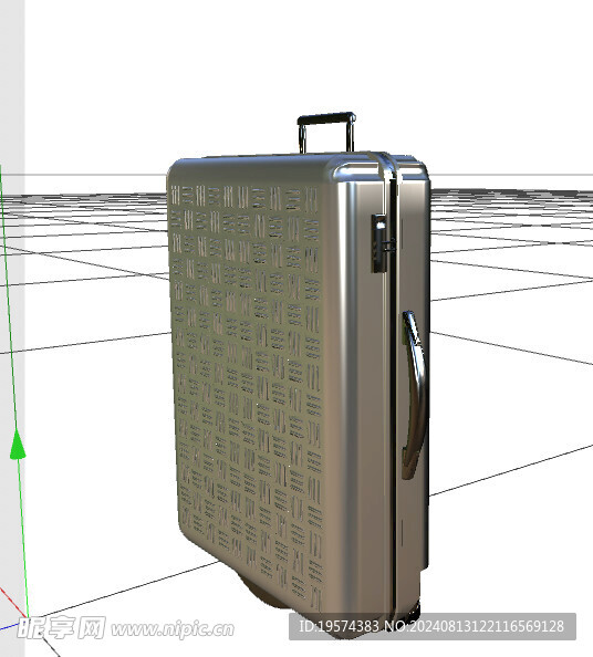 C4D模型 行李箱