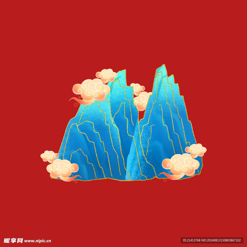 国潮古风山水