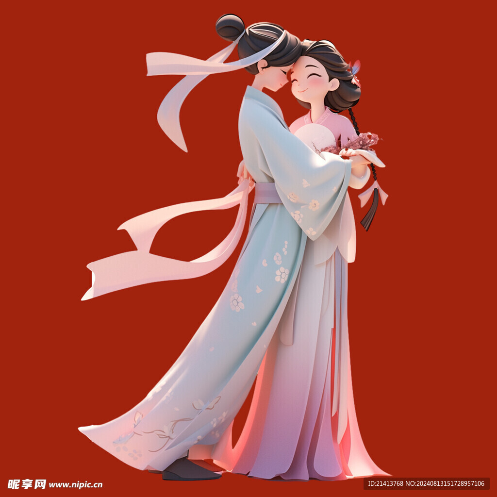 手绘牛郎织女