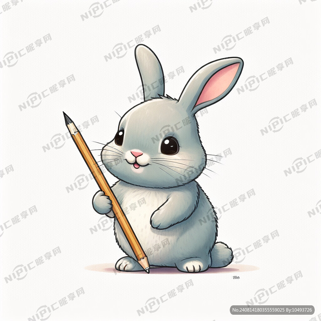 可爱  俏皮兔子  
