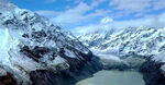 新西兰南岛雪山冰川风光