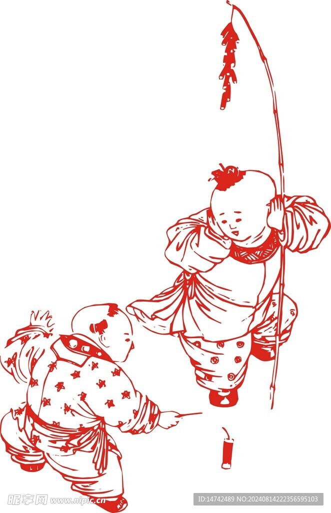 人物剪纸