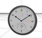 C4D模型 钟表