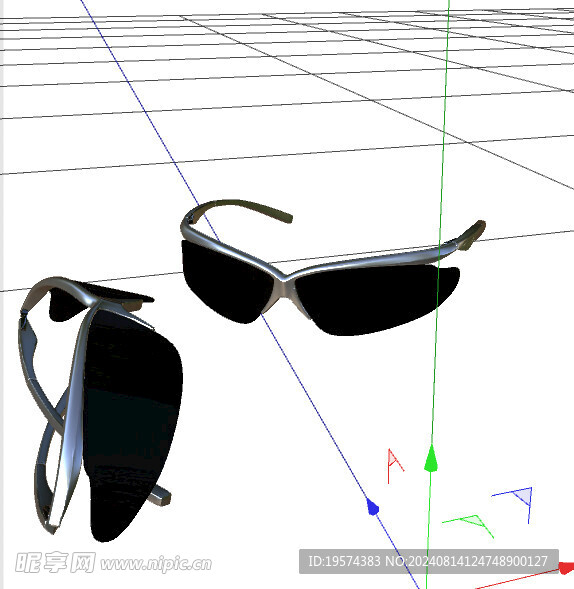 C4D模型 眼镜