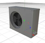 C4D模型 空调外机