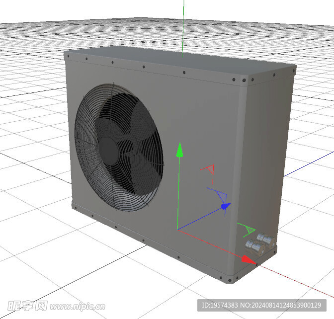 C4D模型 空调外机