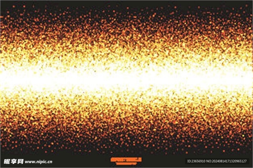闪耀发光金色矢量素材 