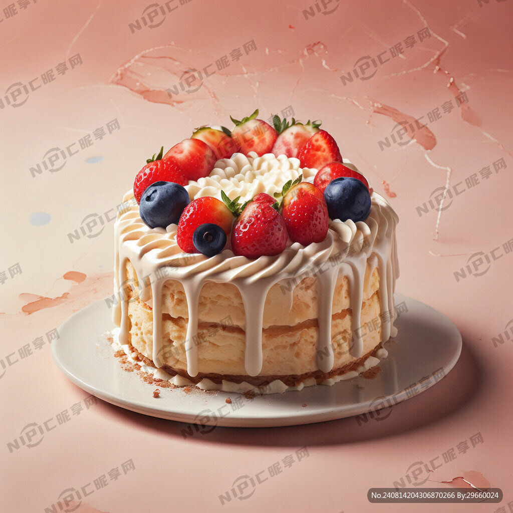 舒芙蛋糕 纯色背景