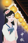 中秋节日海报展板