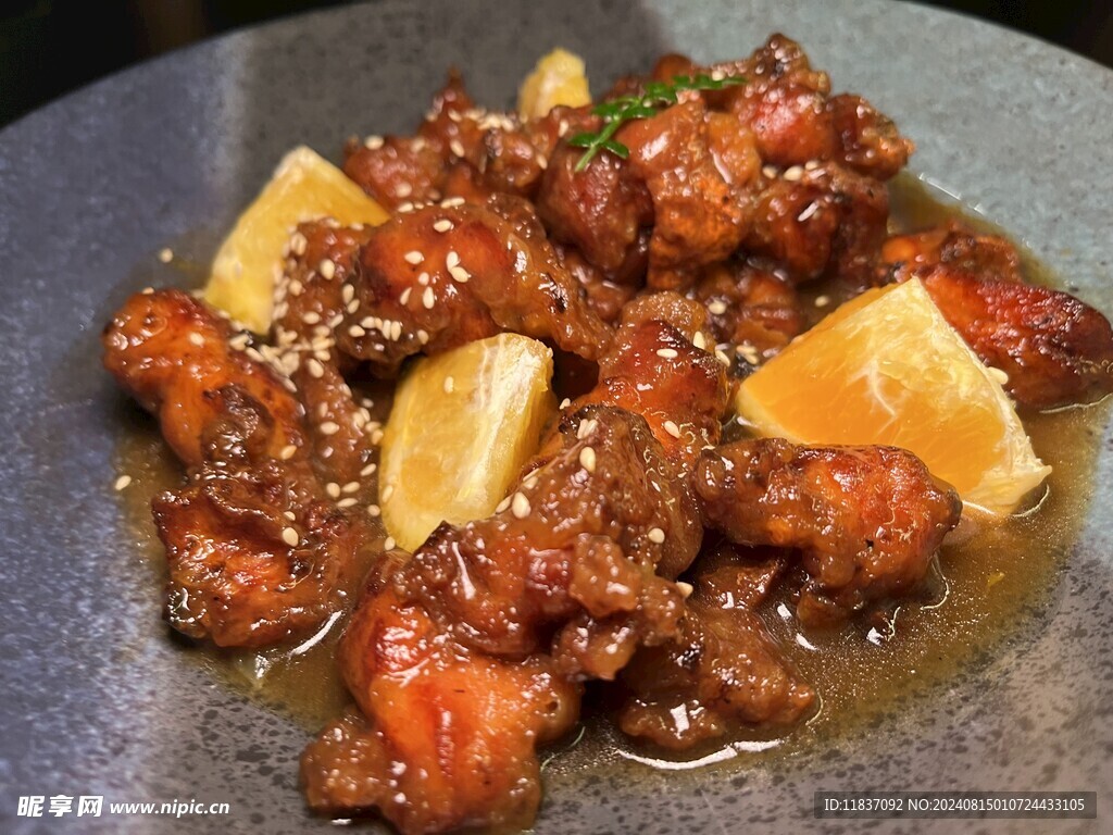 香橙鸡块