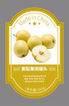 黄梨不干胶标签