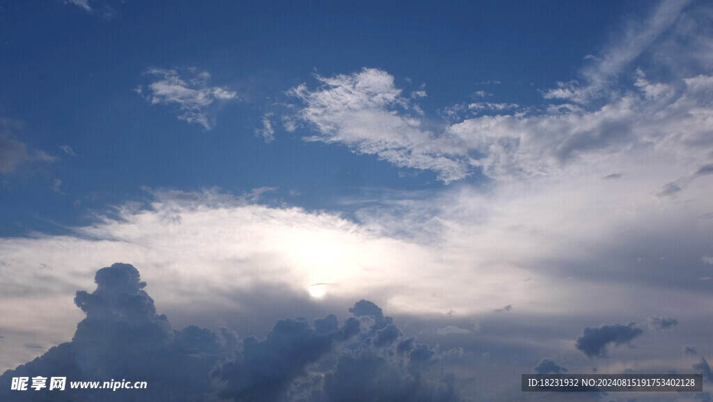 天空 蓝天 云