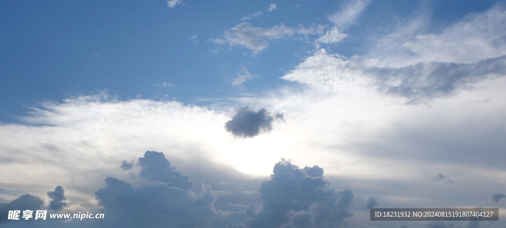 天空 蓝天 云