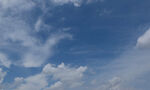 天空 蓝天 云