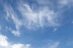 天空 蓝天 云