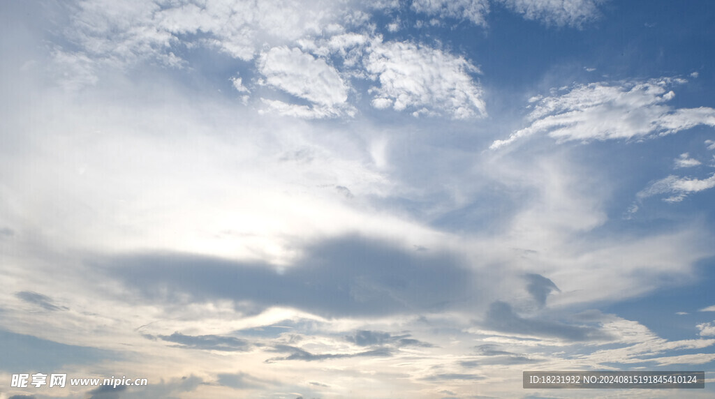 天空 蓝天 云