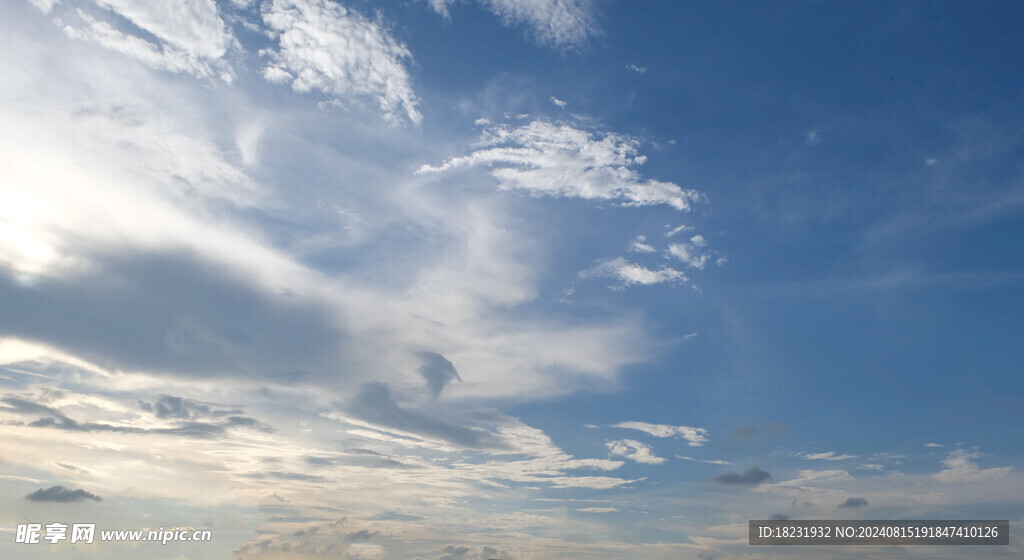 天空 蓝天 云