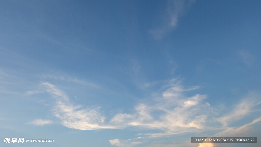 天空 蓝天 云