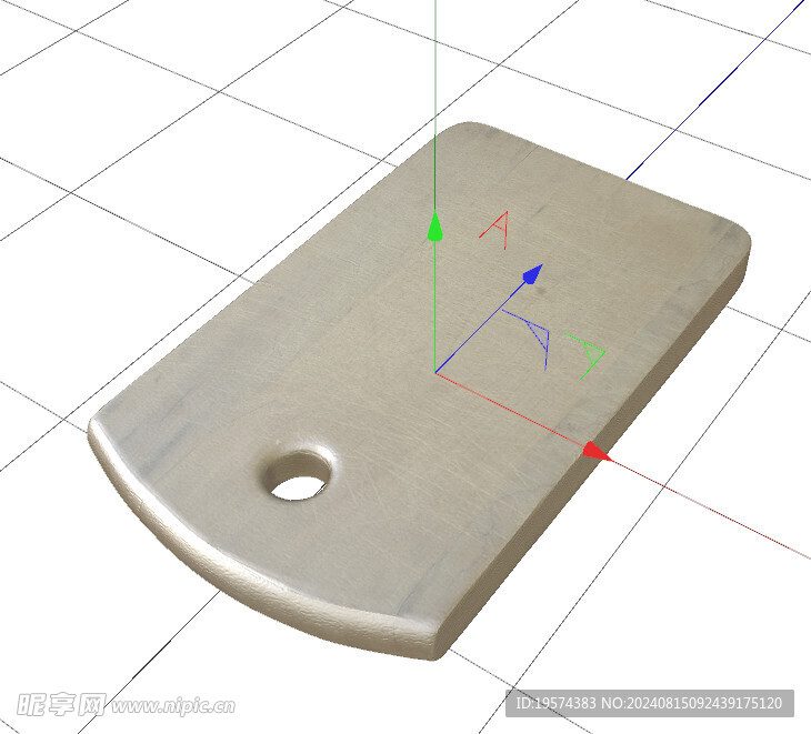 C4D模型 菜板