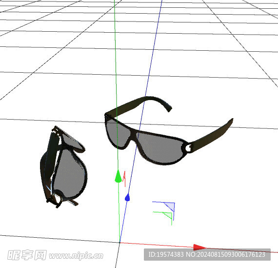 C4D模型 眼镜