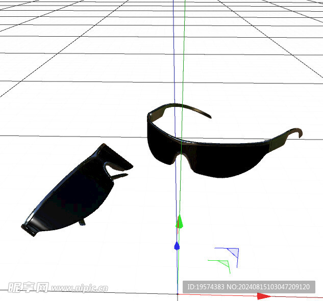 C4D模型 眼镜