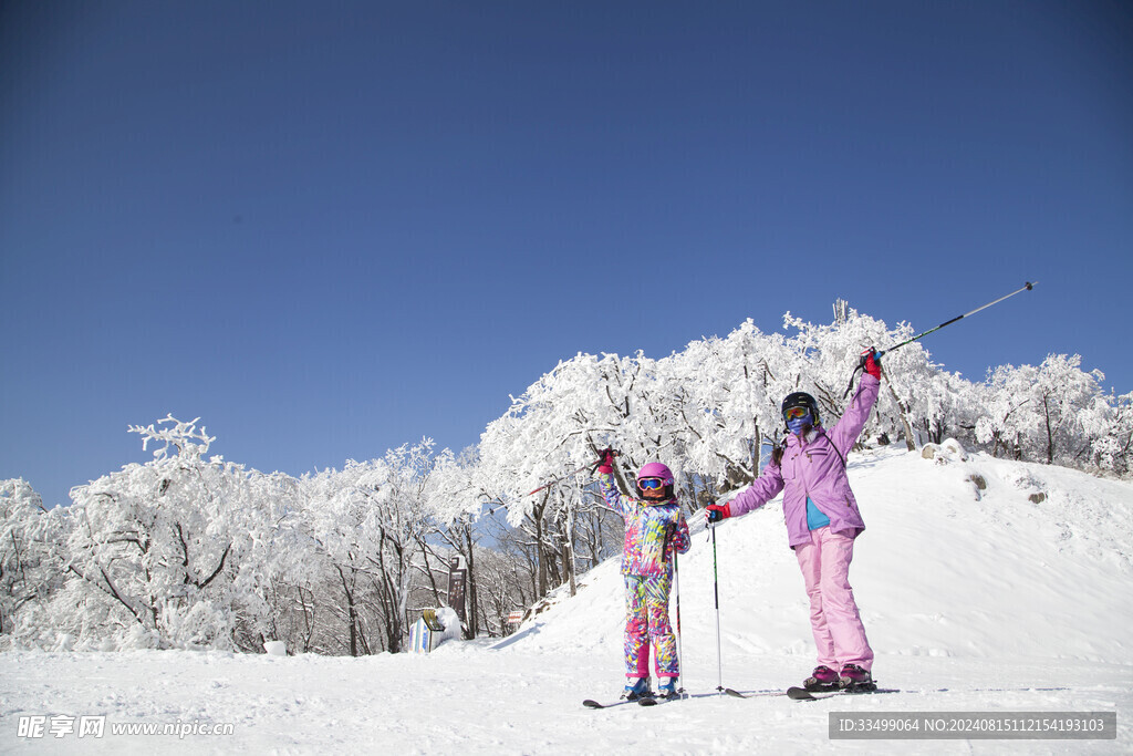 滑雪场 冬天风景