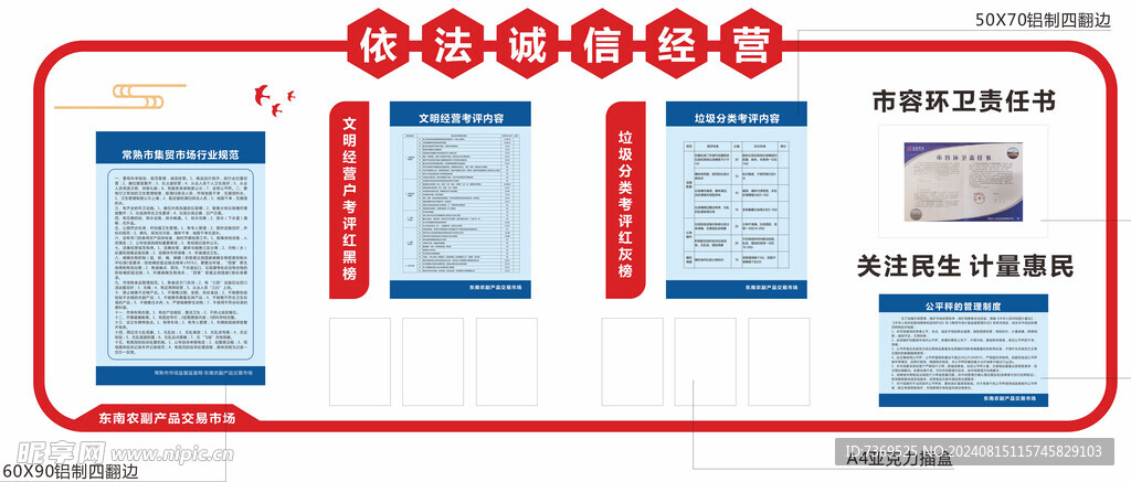 垃圾分类红黑榜 信息宣传栏