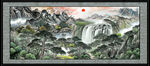 风景国画 