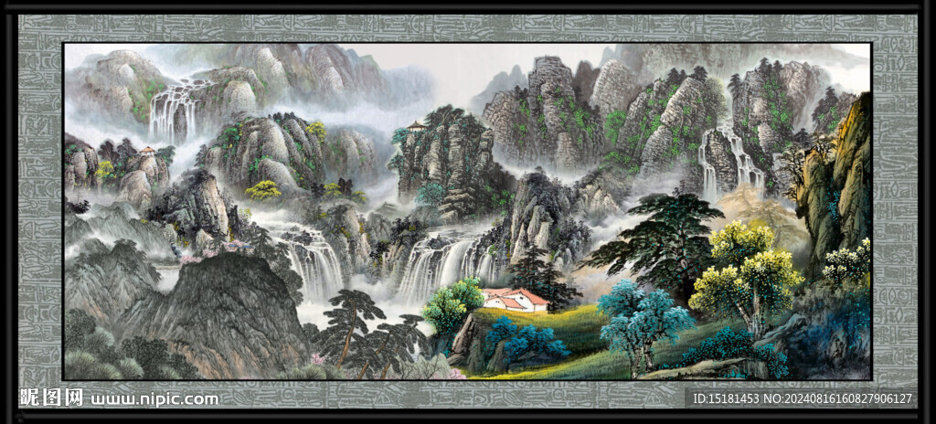 国画山水画