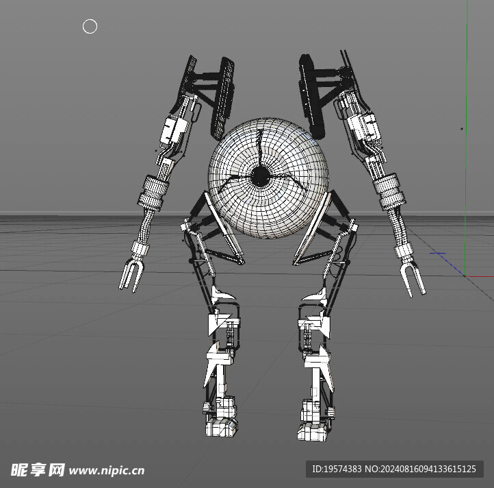 C4D模型 机器人