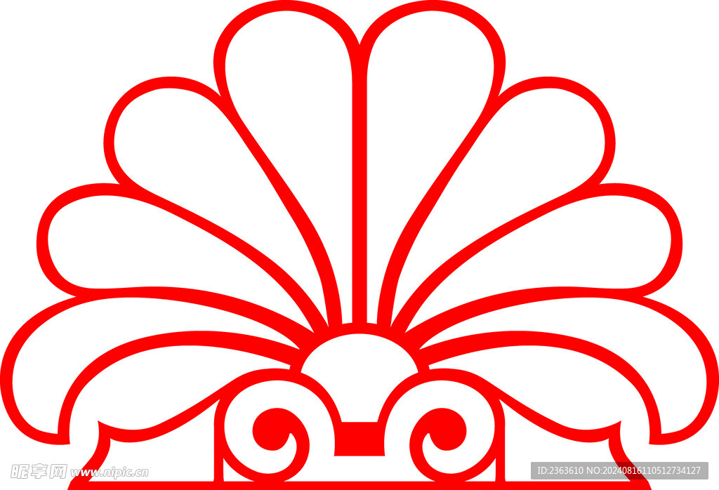 花纹雕刻造型