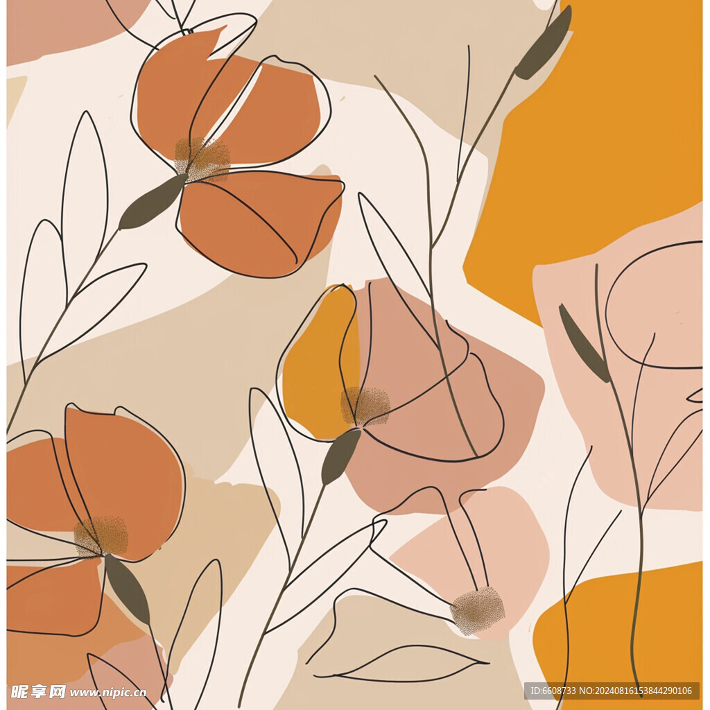鲜花花朵背景