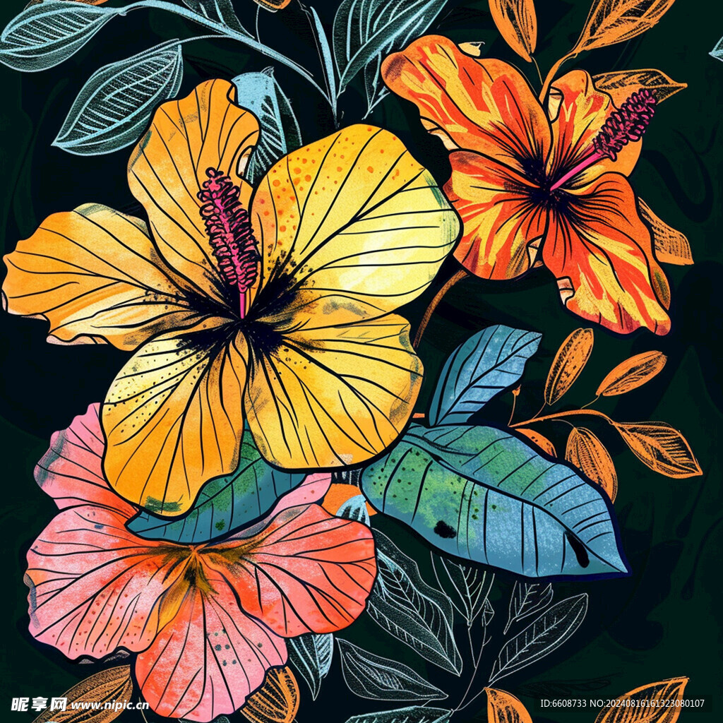 花朵鲜花背景素材