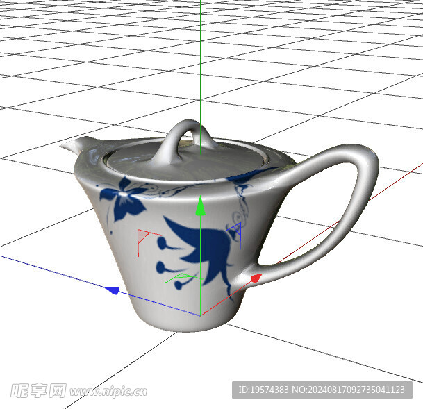 C4D模型 茶壶