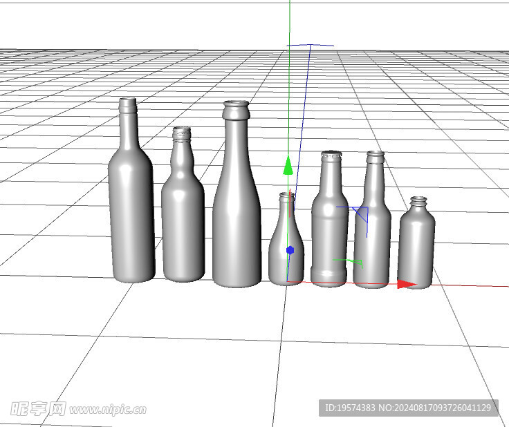 C4D模型 瓶子