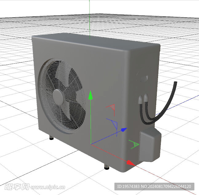 C4D模型 空调