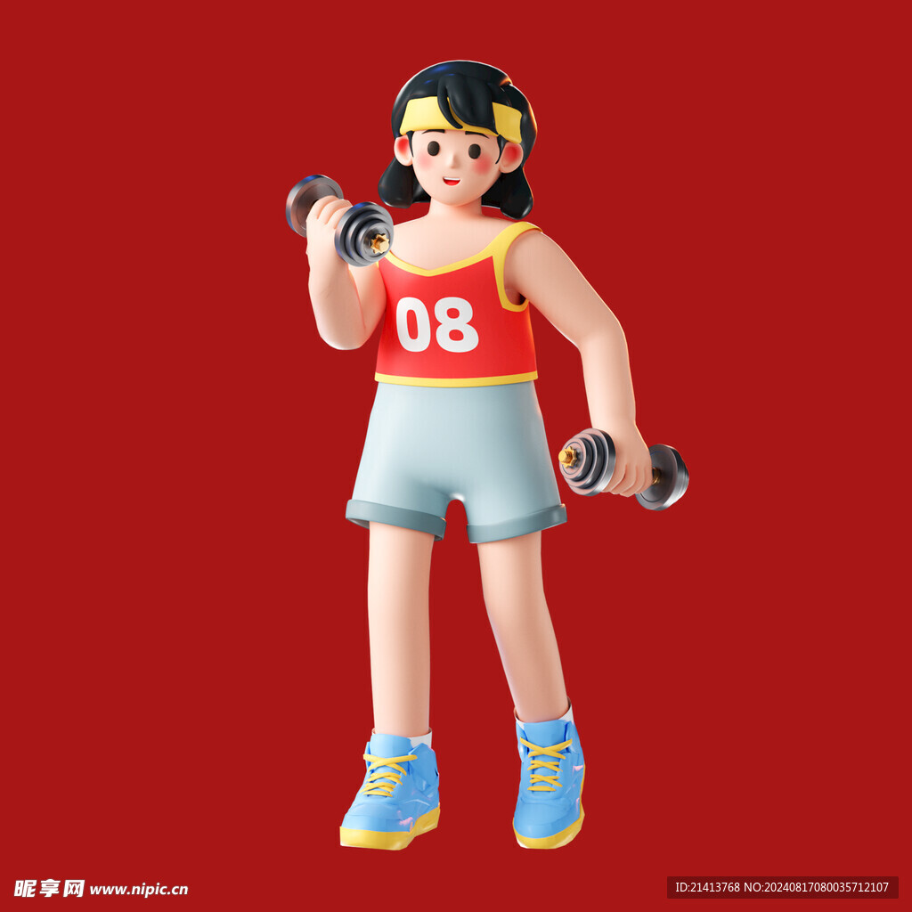 手绘女孩女人