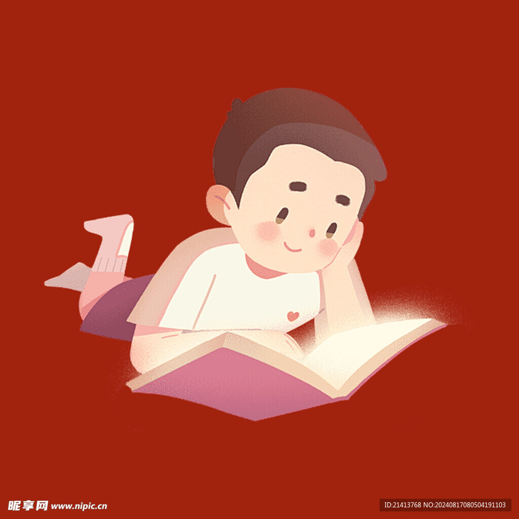 手绘卡通学生