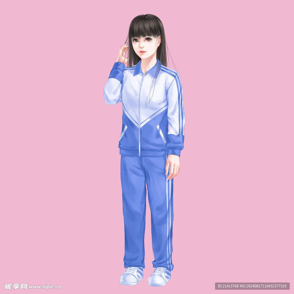 手绘卡通学生